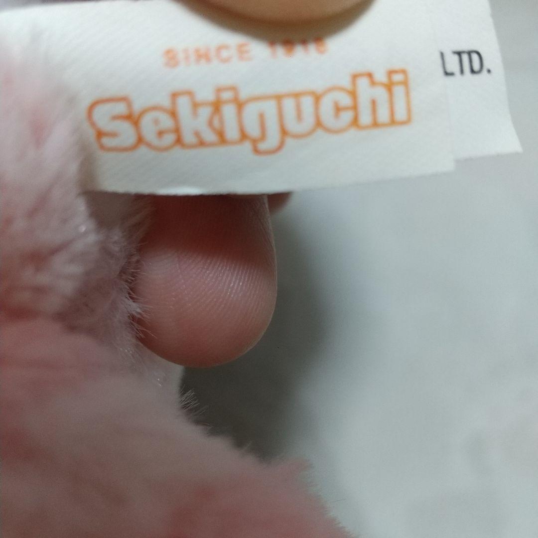 美品　セキグチ　あらいぐまラスカル　ピンク　ぬいぐるみ