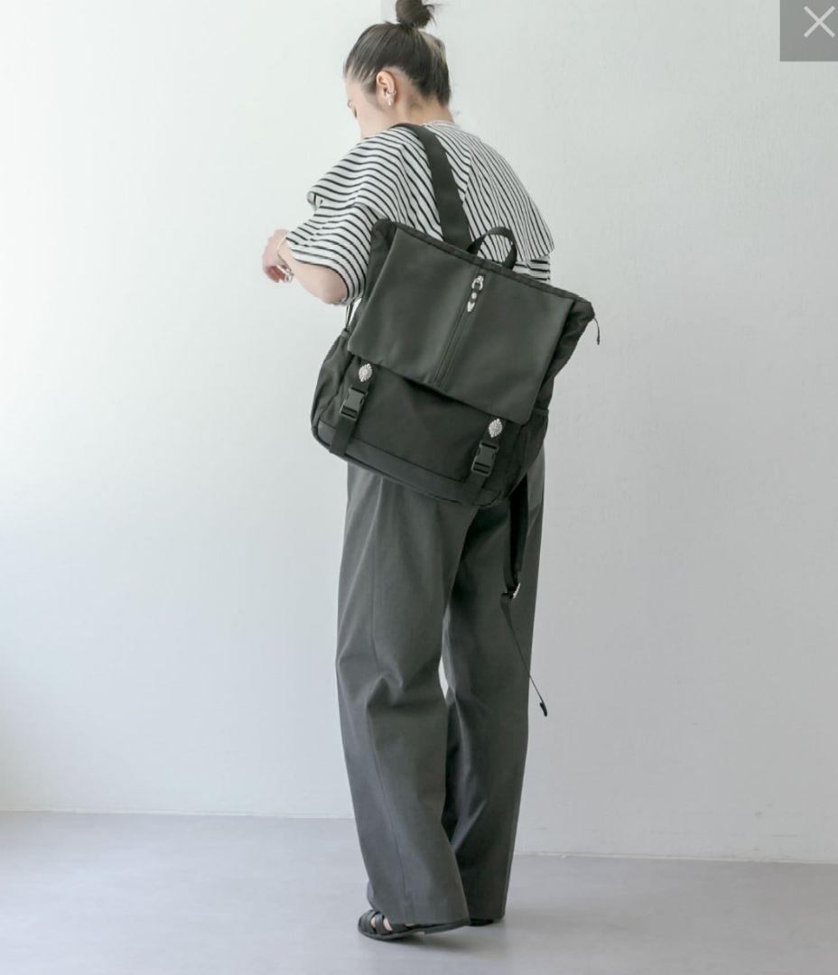 新品未使用【BURLAP OUTFITTER×ear】メタルパーツジップリュック