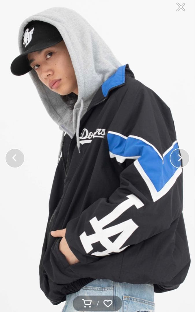 カブス ドジャース momo 着用 TOKYO SERIES ナイロンジャケット - メルカリ