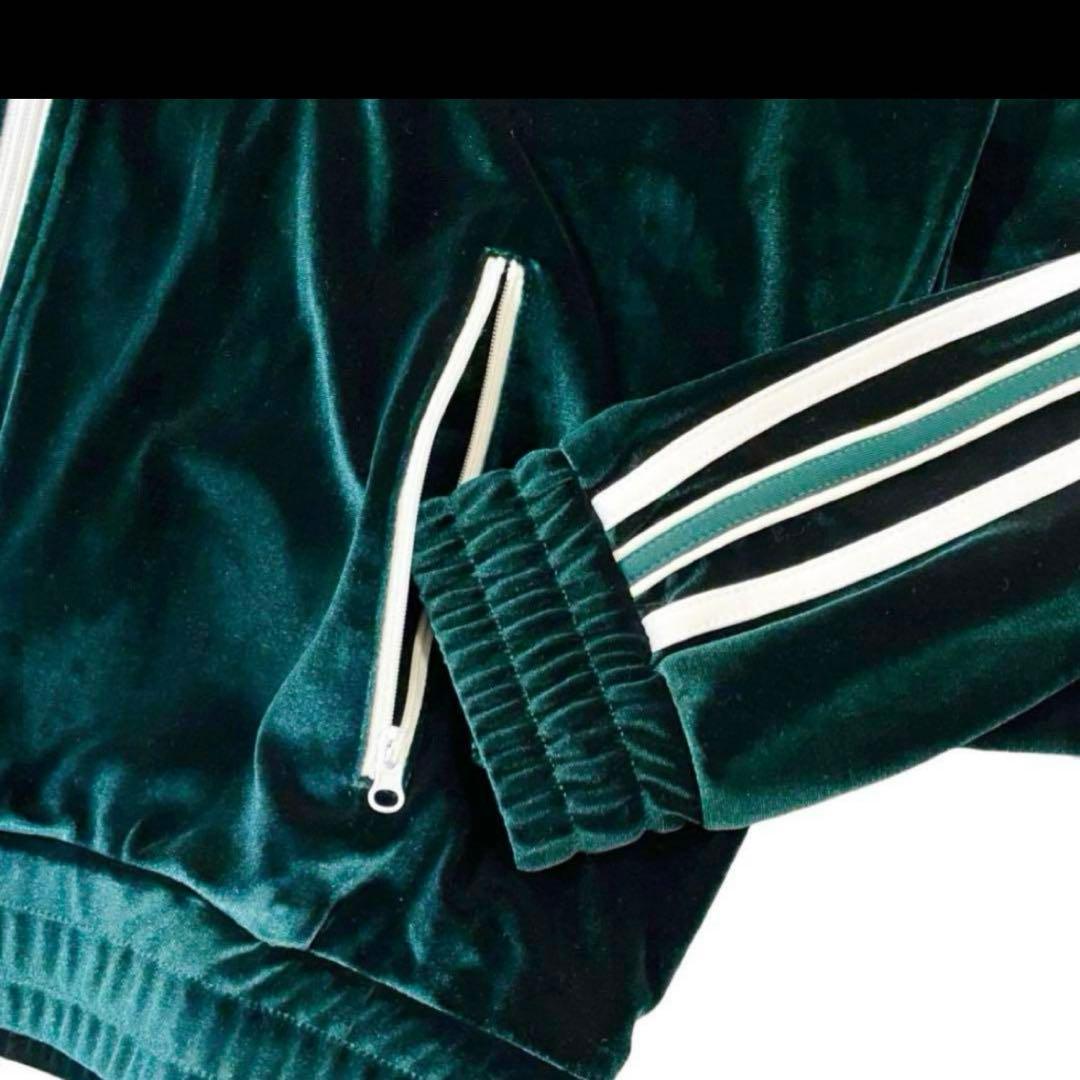 secretベロアセットアップグリーン - メルカリ