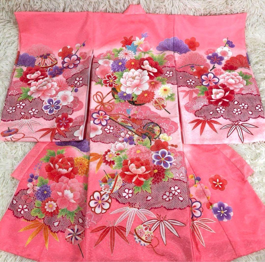 箱付き　お宮参り初着長襦袢セット　産着　女の子　七五三　お宮参り