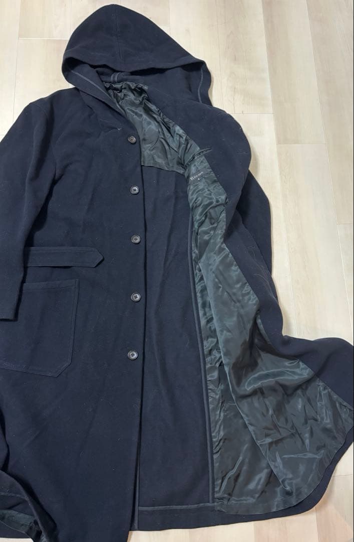 ヨウジヤマモト　メンズ　ロングコート　黒