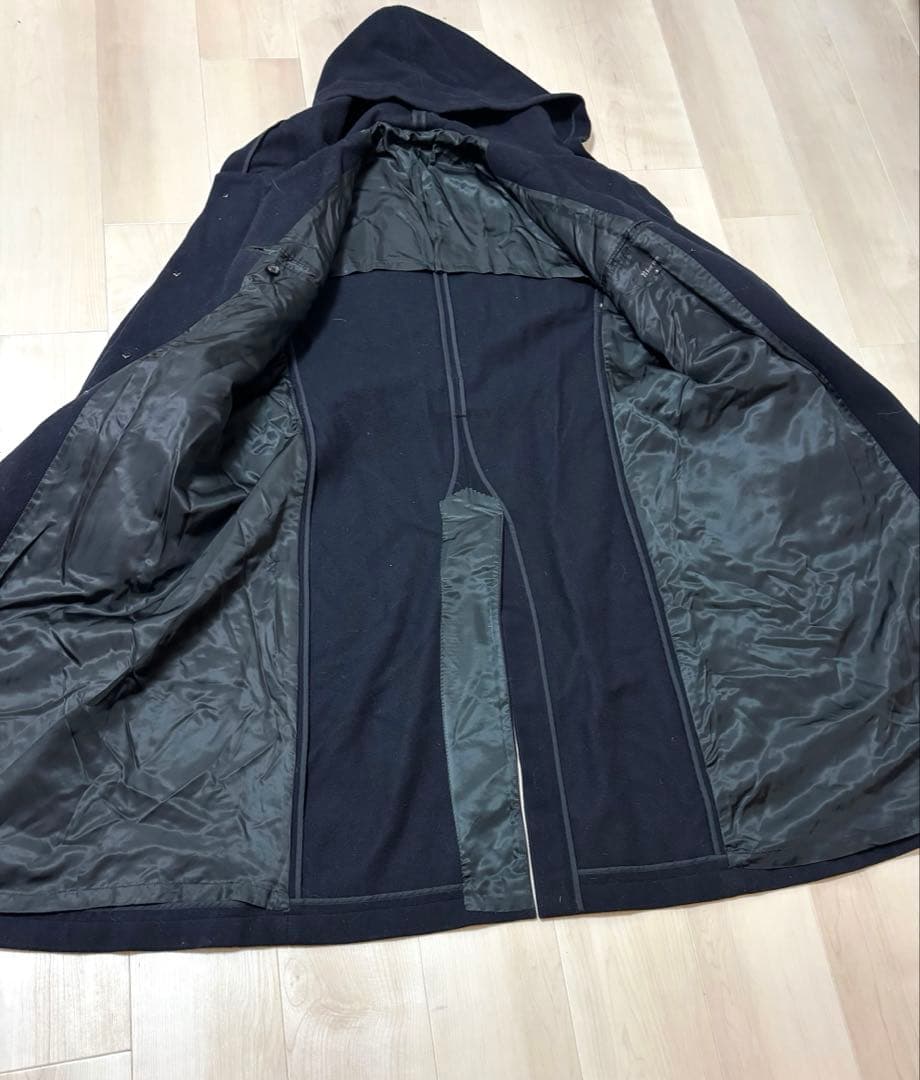 ヨウジヤマモト　メンズ　ロングコート　黒