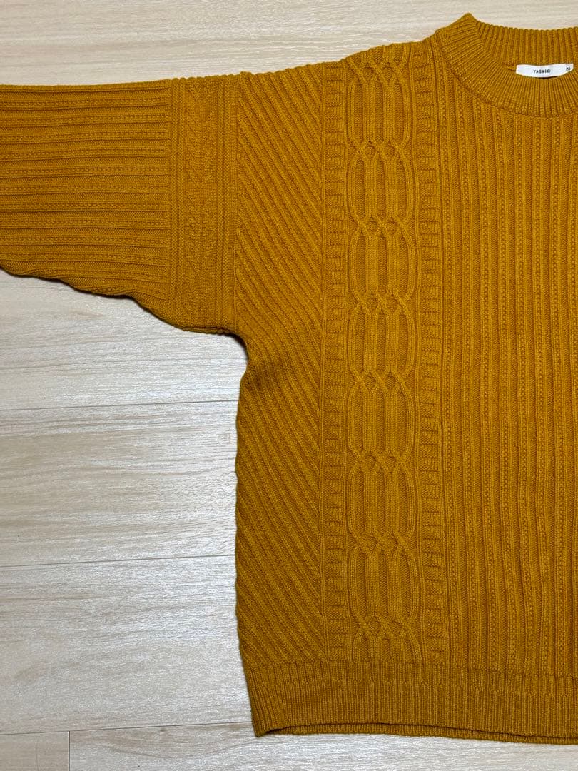 YASHIKI マスタードカラー ニット セーター サイズ2