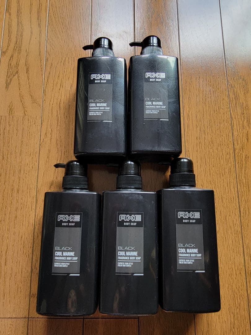 AXEフレグランスボディースプレーブラックポンプ400ml5本セット