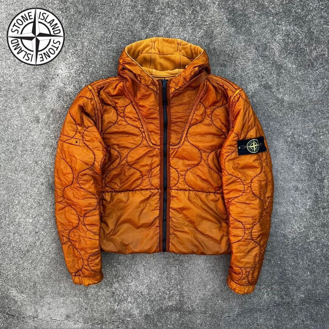 超希少 ストーンアイランド ナイロンメタル キルティング ジャケット