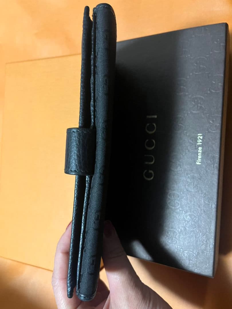 GUCCI ブラック 二つ折り財布セット割引有
