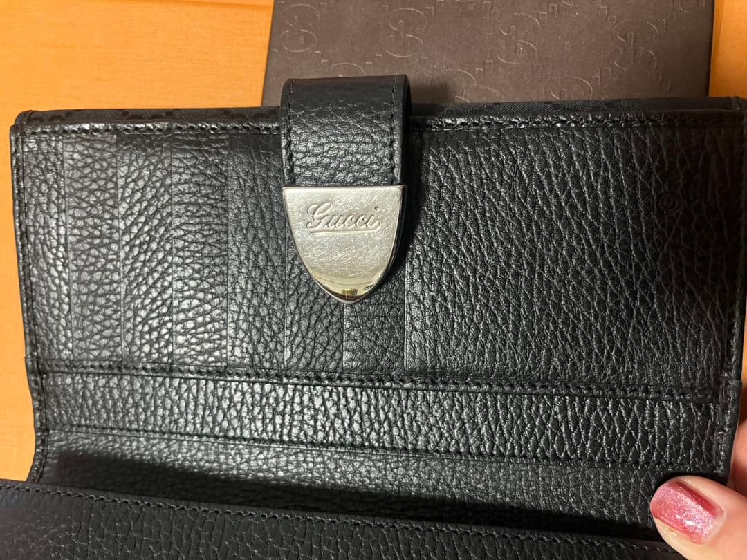 GUCCI ブラック 二つ折り財布セット割引有