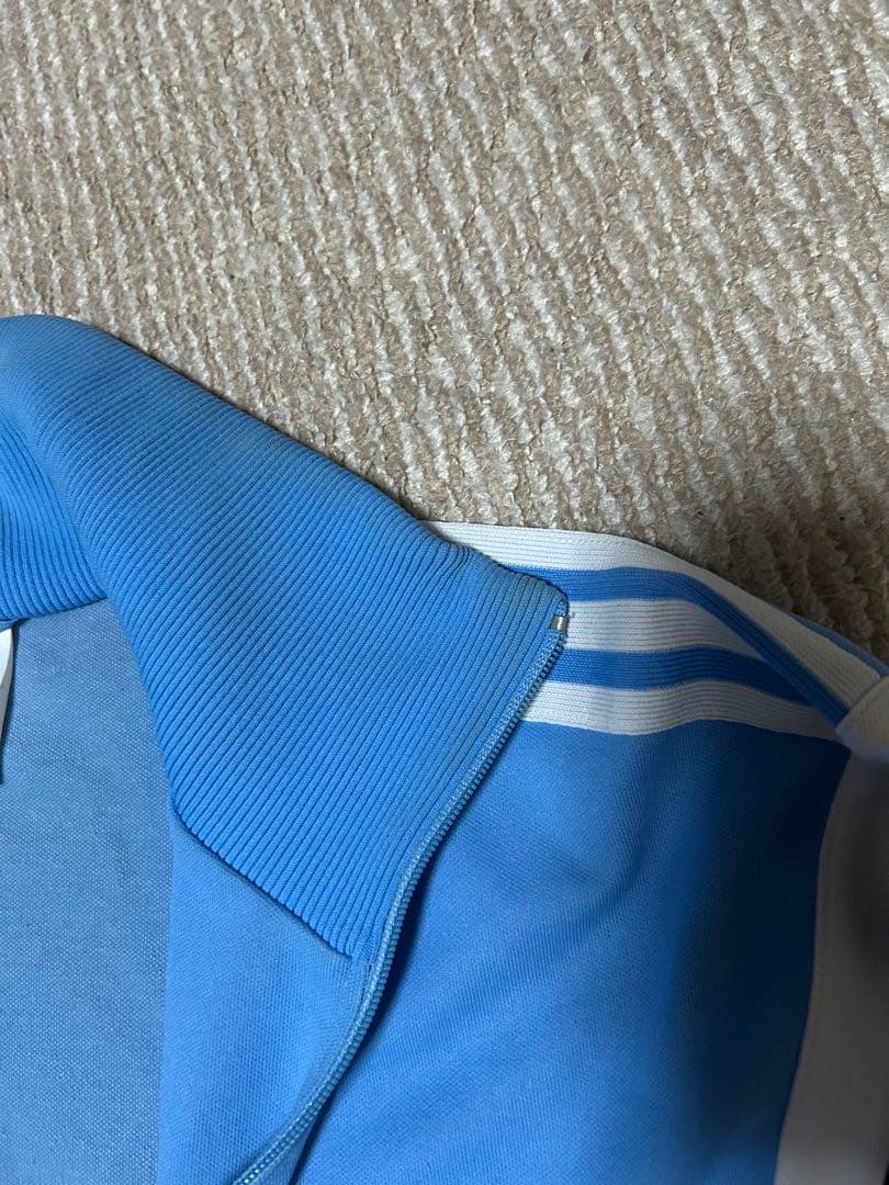 adidas 水色 トラックジャケットLサイズ