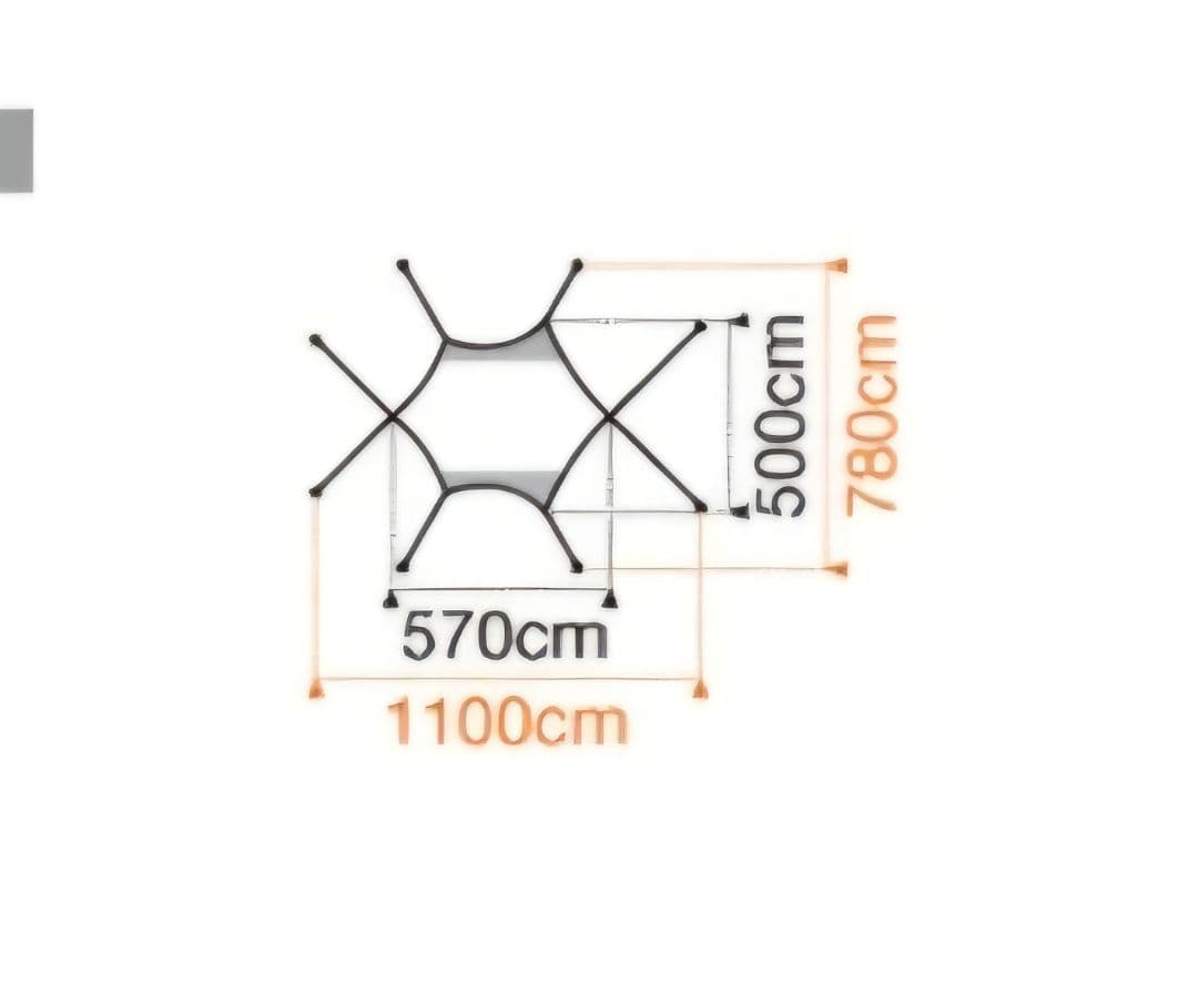 【美品】スノーピーク　アメニティタープ ヘキサL　エントリーパックTT　タープ