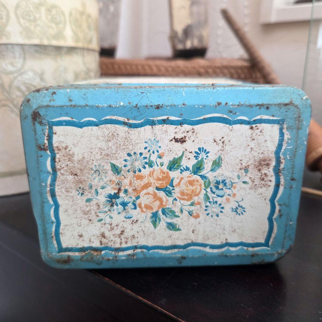 アンティーク ショコラムニエ tin 缶 CAFE ヴィンテージ