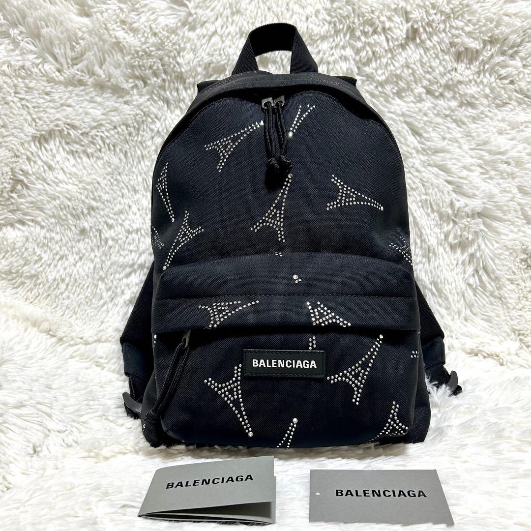 美品 バレンシアガ エッフェル塔 リュック バックパック ライン