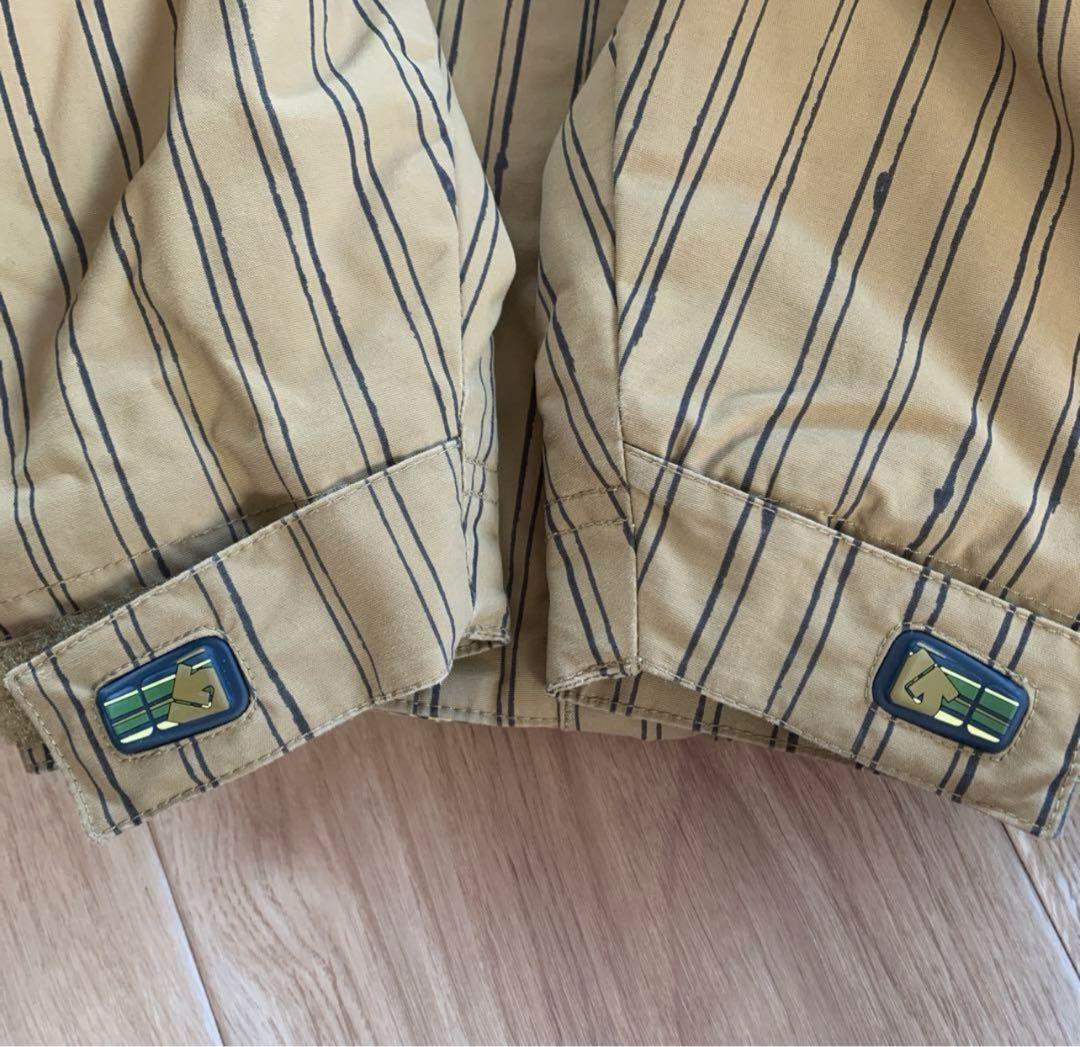 美品　Burton キッズ　スノーボード　ウェア 110 バートン　ストライプ