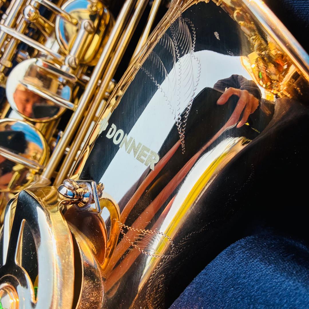 DONNER アルトサックス ゴールド　未使用