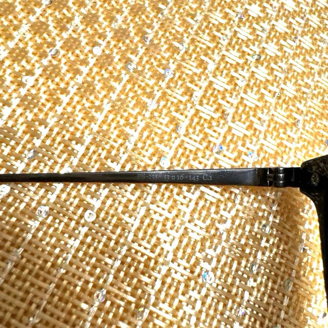 ブラックウェリントン型 メガネセット