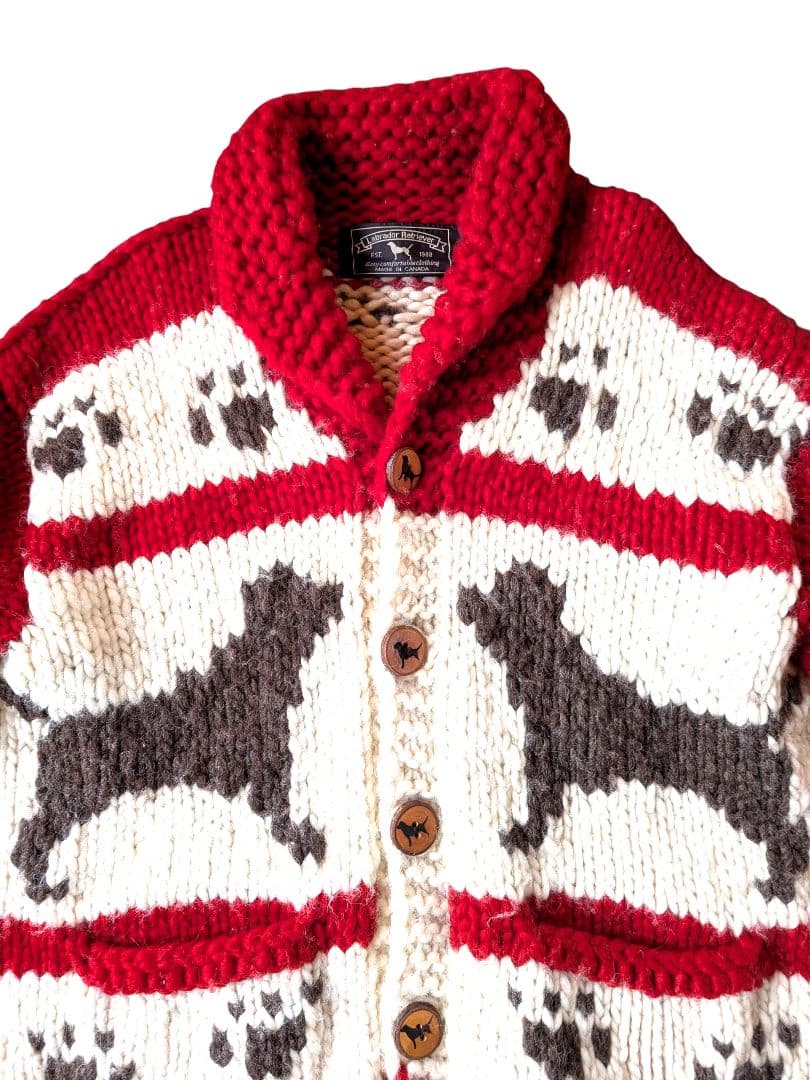 ラブラドールレトリバー カウチンセーター MADE IN 