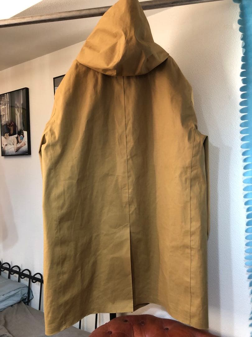 MACKINTOSH /メンズゴム引きコート/フード/オーバーサイズ/美品