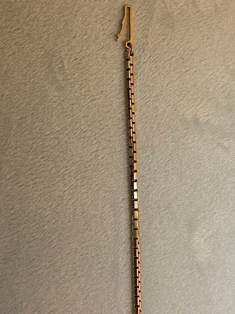 【美品】カルティエ　タンク　チェーンブレスレット　ホワイトゴールド　K18WG