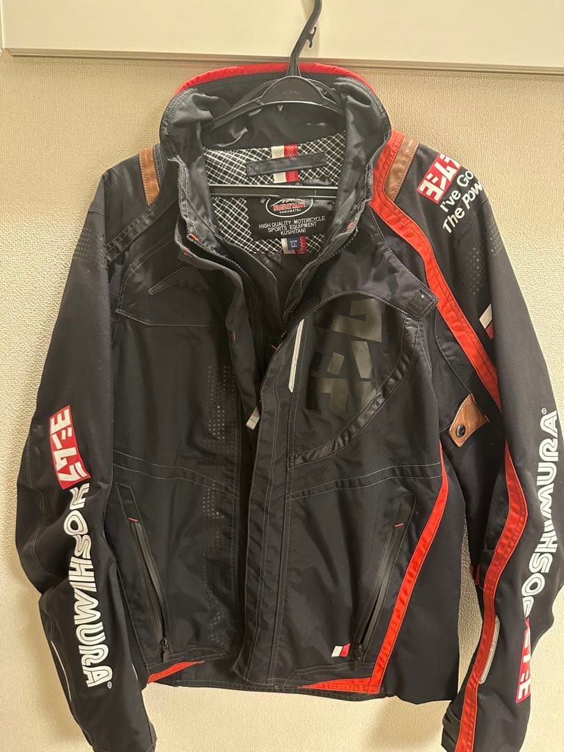 Yoshimura kushitani バイクジャケット 黒/赤