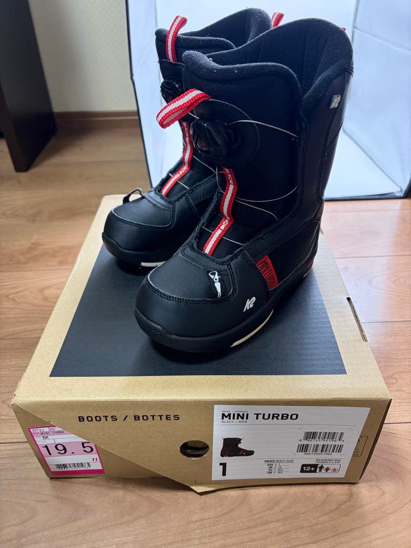 K2 MINI TURBO スノーボードブーツ 19.5cm BK