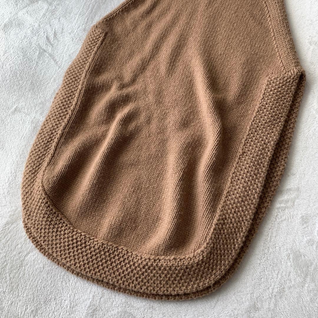 【美品】 GUCCI タートルネック ニット ポンチョ ベスト GGロゴ ケープ