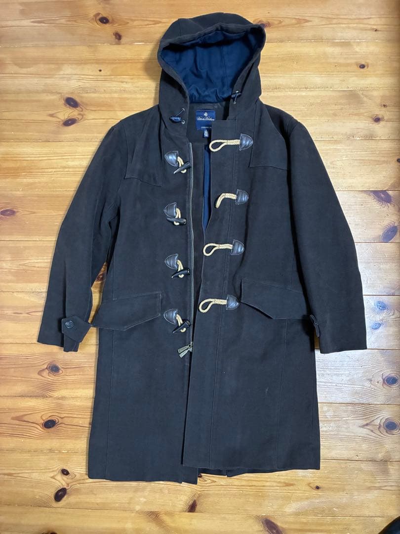 ブルックスブラザーズ ダッフルコート ダークブラウン S - メルカリ