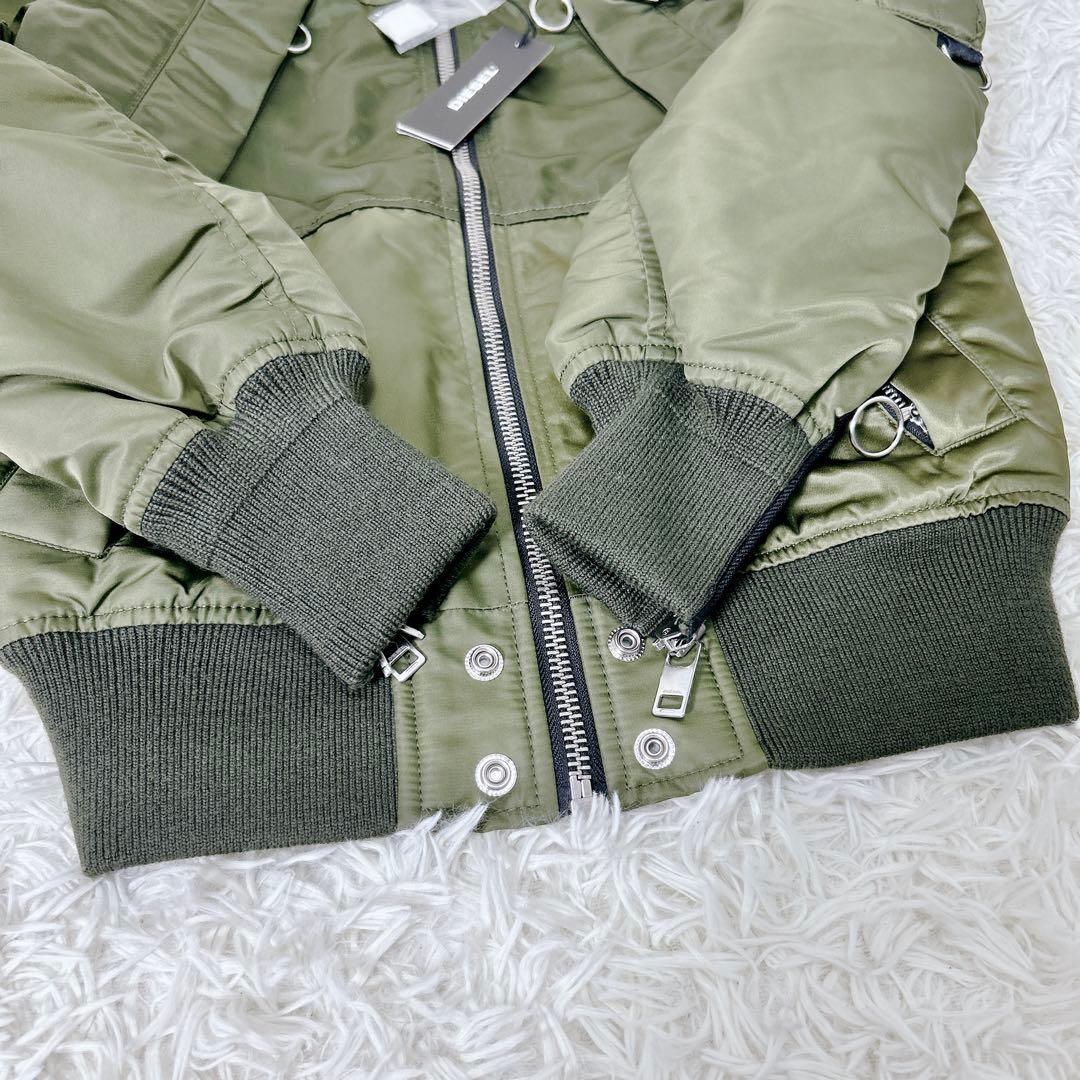 タグ付き　極美品 DIESEL MA-1 中綿 カーキS ~ M相当 ボンバー