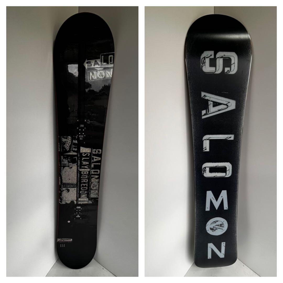 サロモンセット】サロモン シークエンス 151cm スノーボード 2点セット
