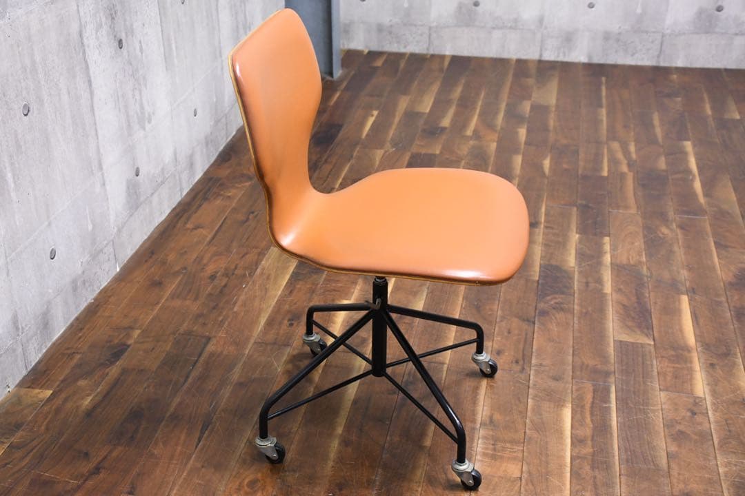 EGK53 天童木工 Tendo 剣持勇 ヴィンテージ デスクチェア キャスター