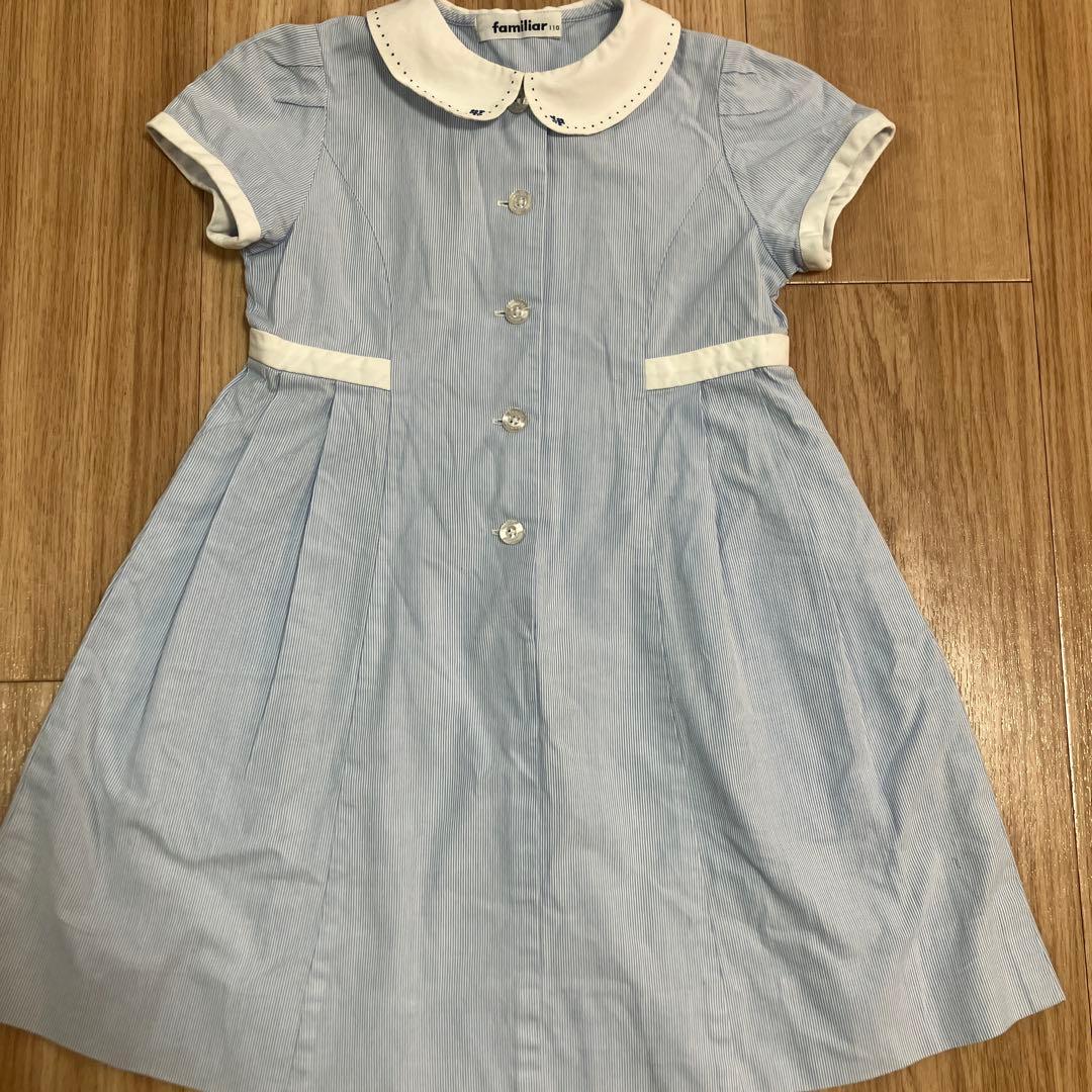 ファミリア ワンピース 110 学校訪問 お受験 - メルカリ