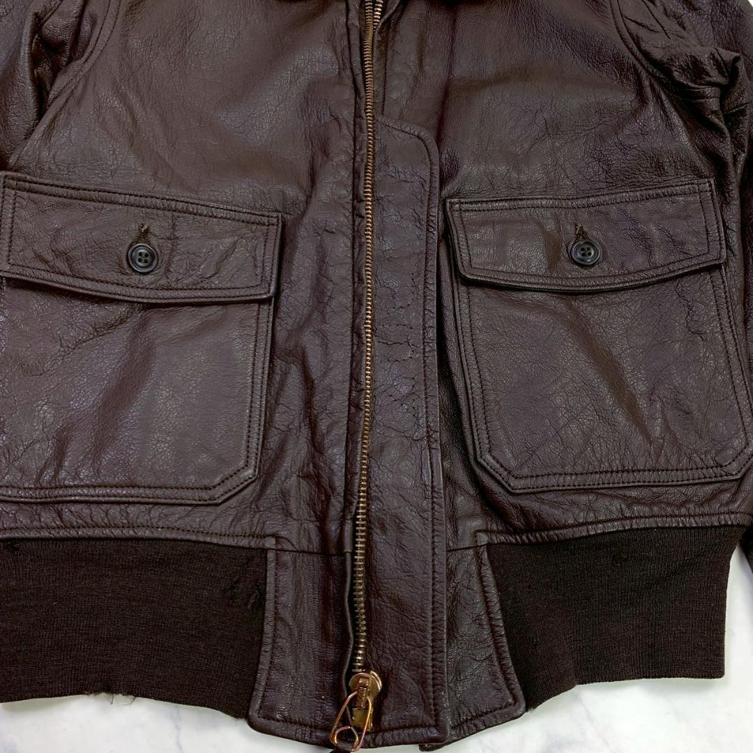 60s米軍実物★ G-1 レザージャケット ラルフエドワーズ社製 40　D526