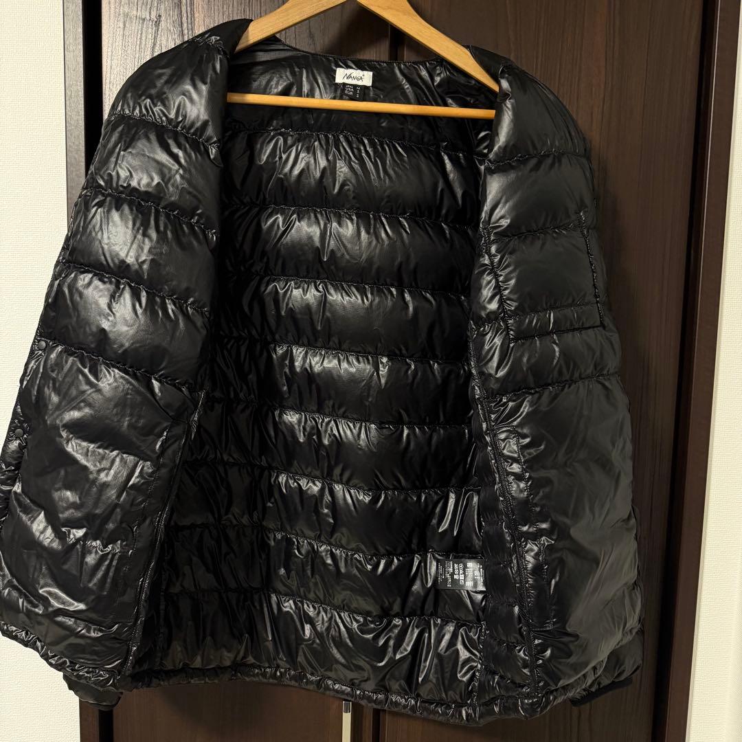 と*お様 美品　NANGAナンガ インナーダウンカーディガンデタッチャブルスリー