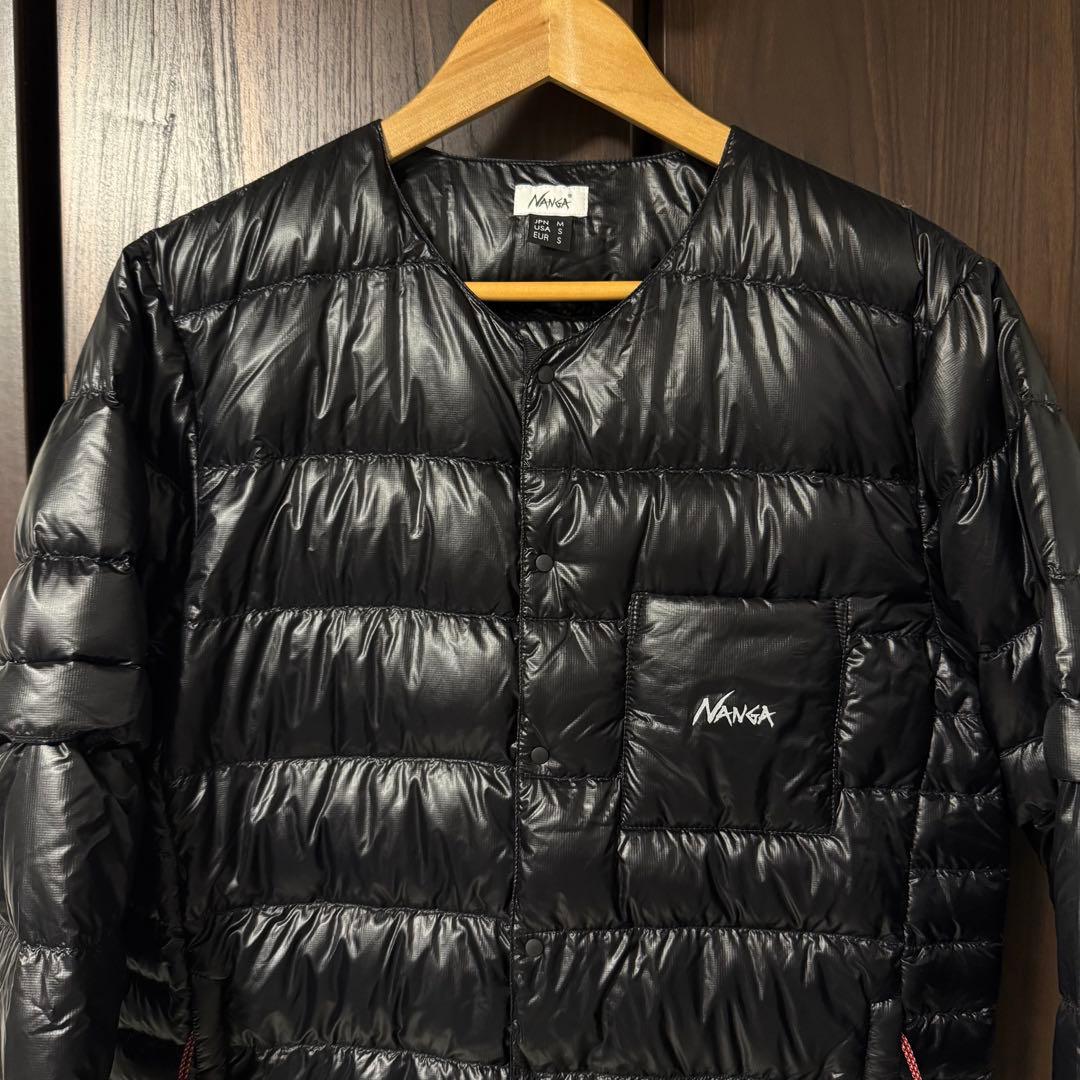 と*お様 美品　NANGAナンガ インナーダウンカーディガンデタッチャブルスリー