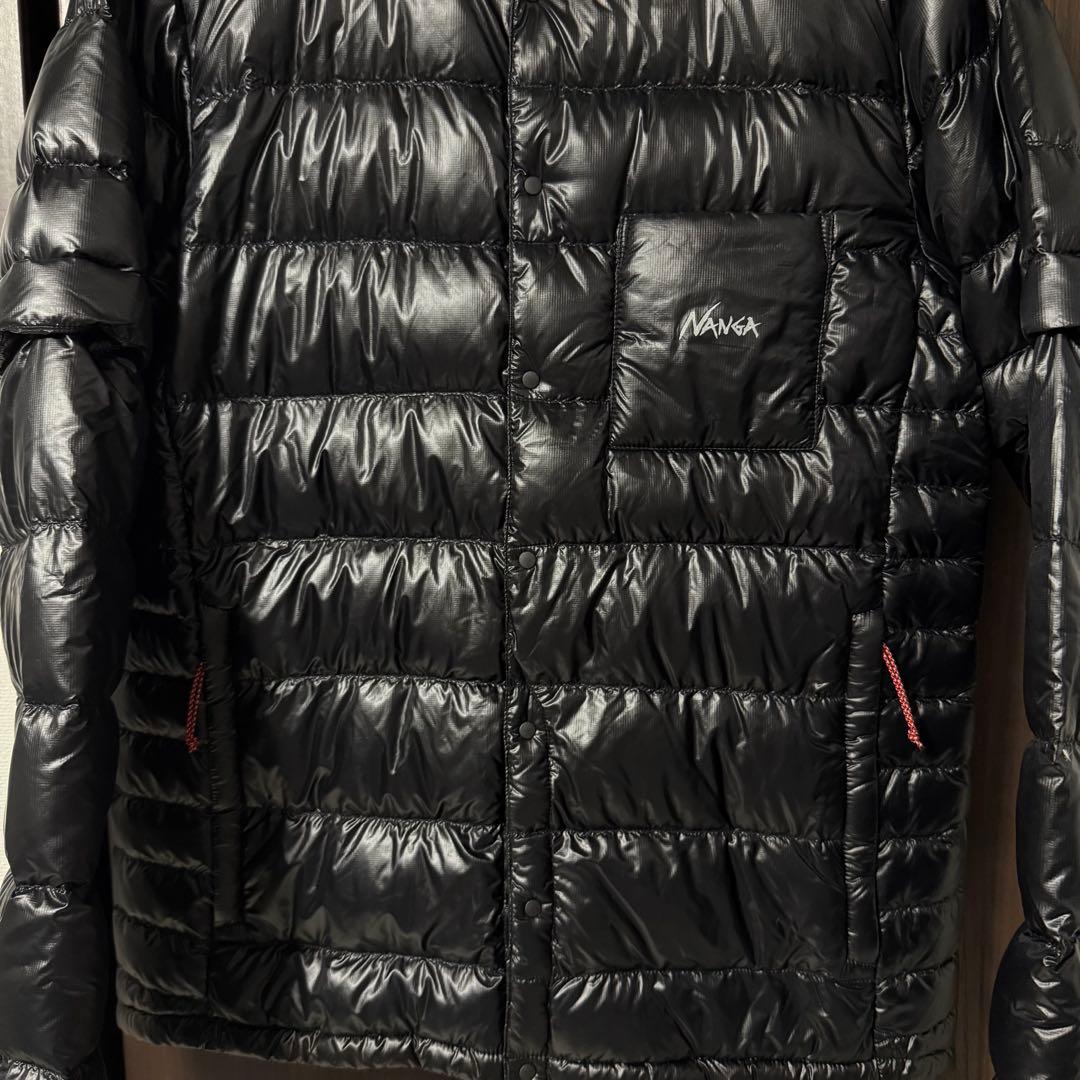 と*お様 美品　NANGAナンガ インナーダウンカーディガンデタッチャブルスリー