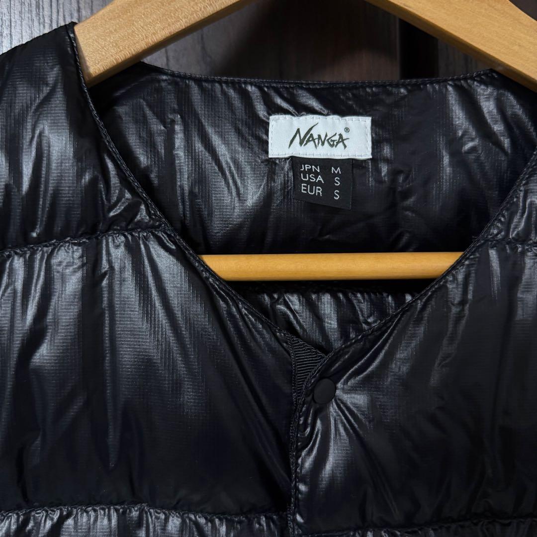 と*お様 美品　NANGAナンガ インナーダウンカーディガンデタッチャブルスリー