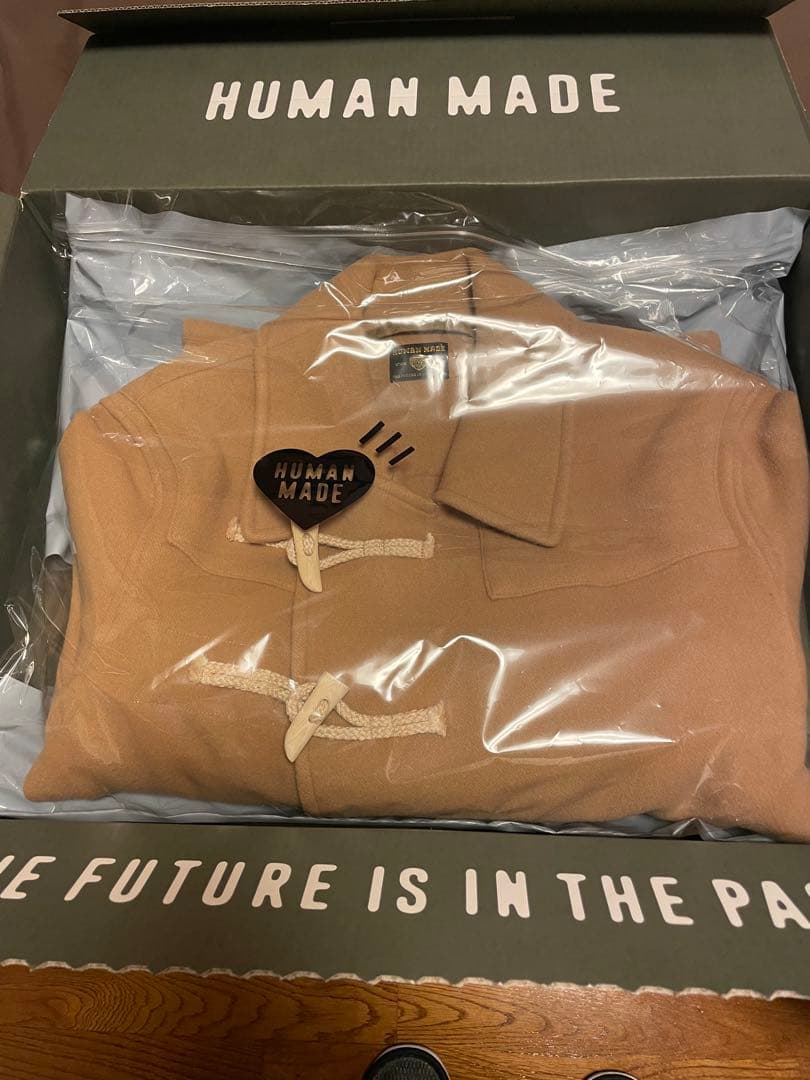 HUMAN MADE ダッフルコート ベージュ M - メルカリ