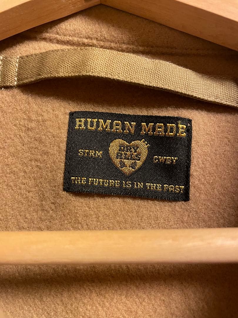 HUMAN MADE ダッフルコート ベージュ M - メルカリ