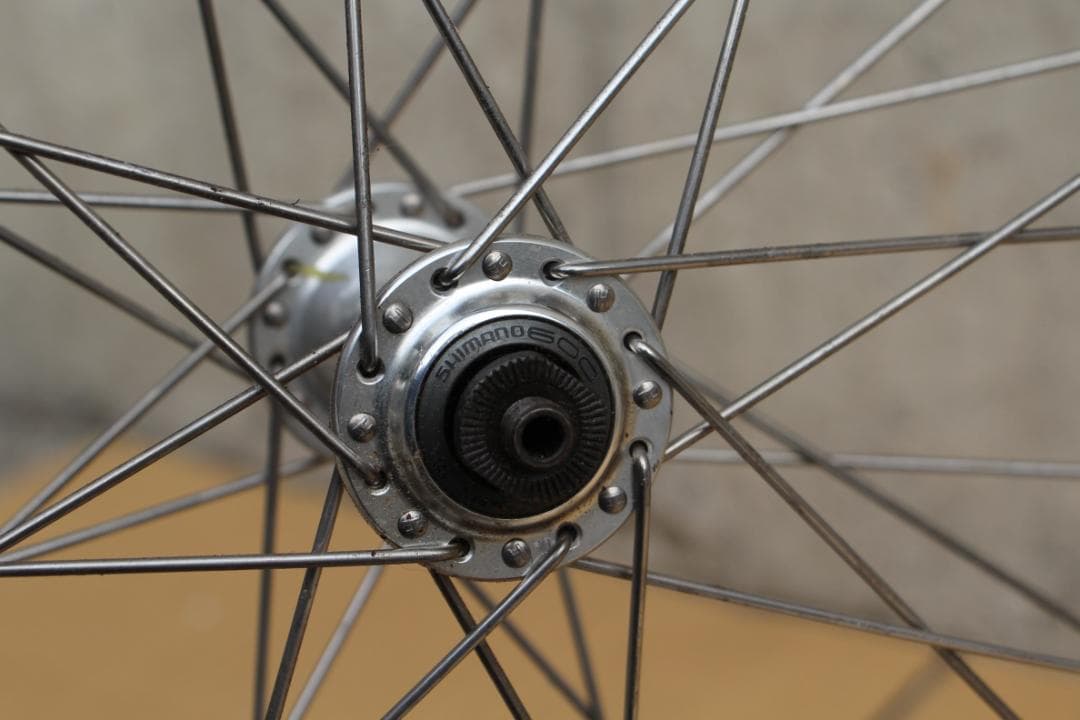 MAVIC♪GP4♪シマノ600ハブ♪105スプロケ♪8S♪若干難有♪予備などに