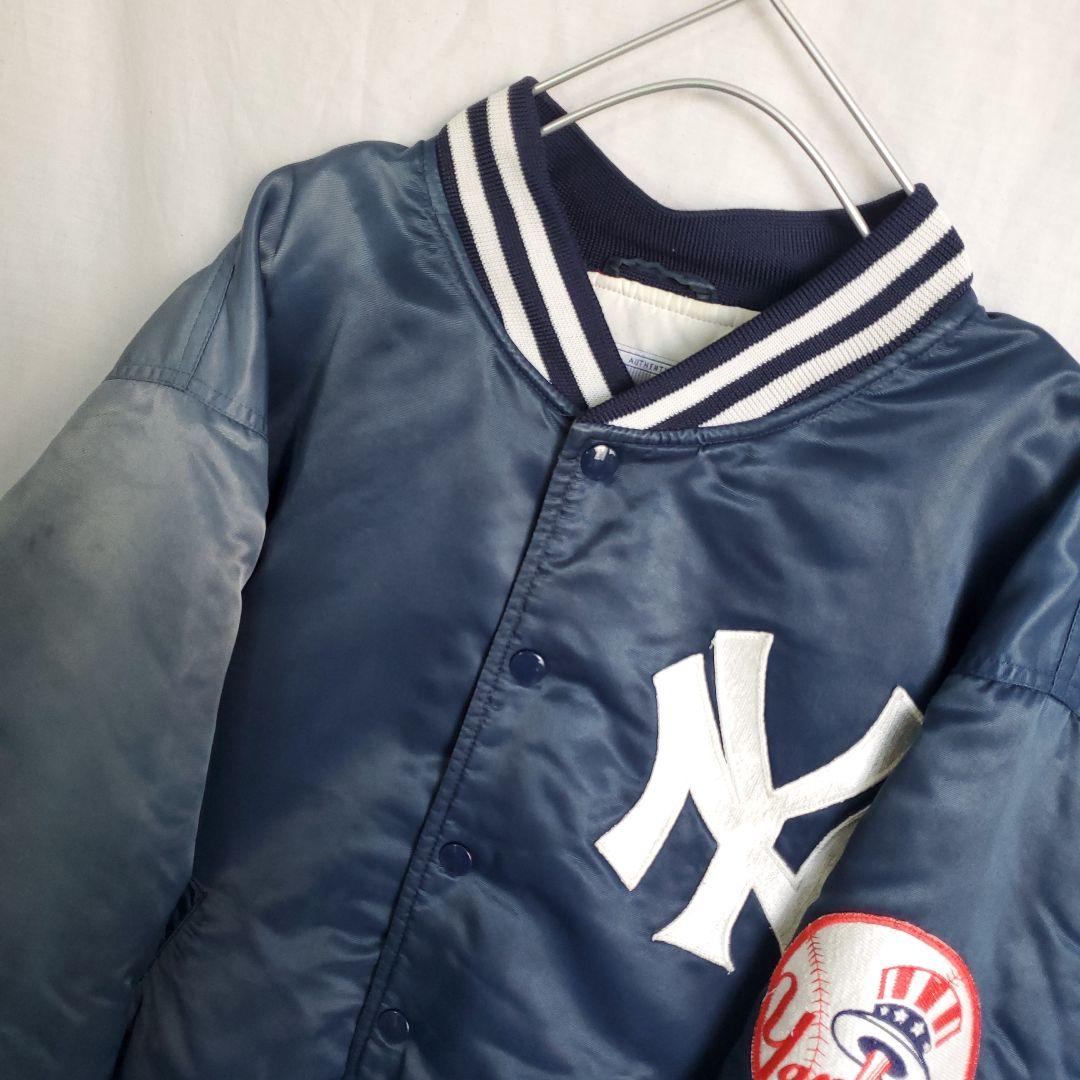 STARTER スターター MLBニューヨークヤンキース ロゴ ジャケット 紺