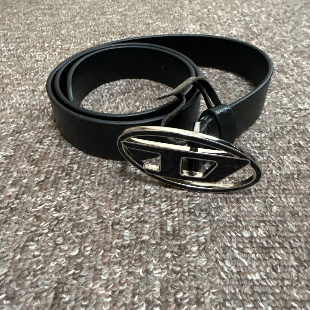 DIESEL 70 28 B 1DR 25 Dロゴバックルベルト ブラック DIESEL