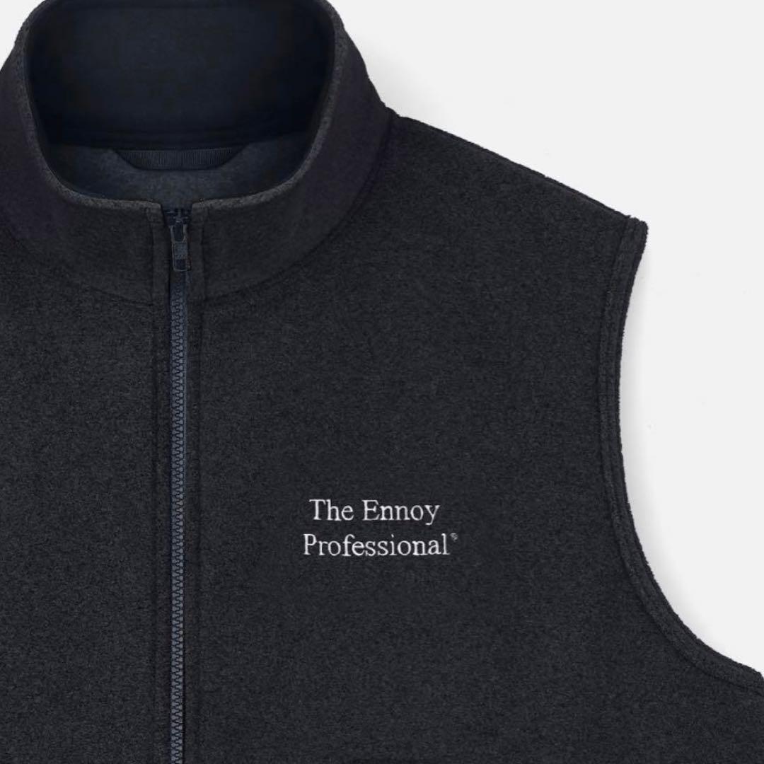 ennoy PROFESSIONAL FLEECE VEST ブラック M