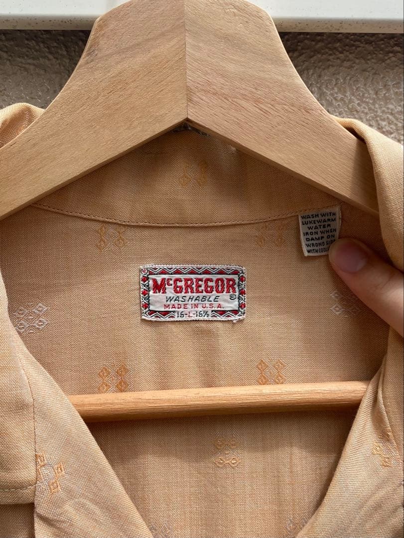 最終値下げ】60s McGregor rayon shirt ピンクアトミック