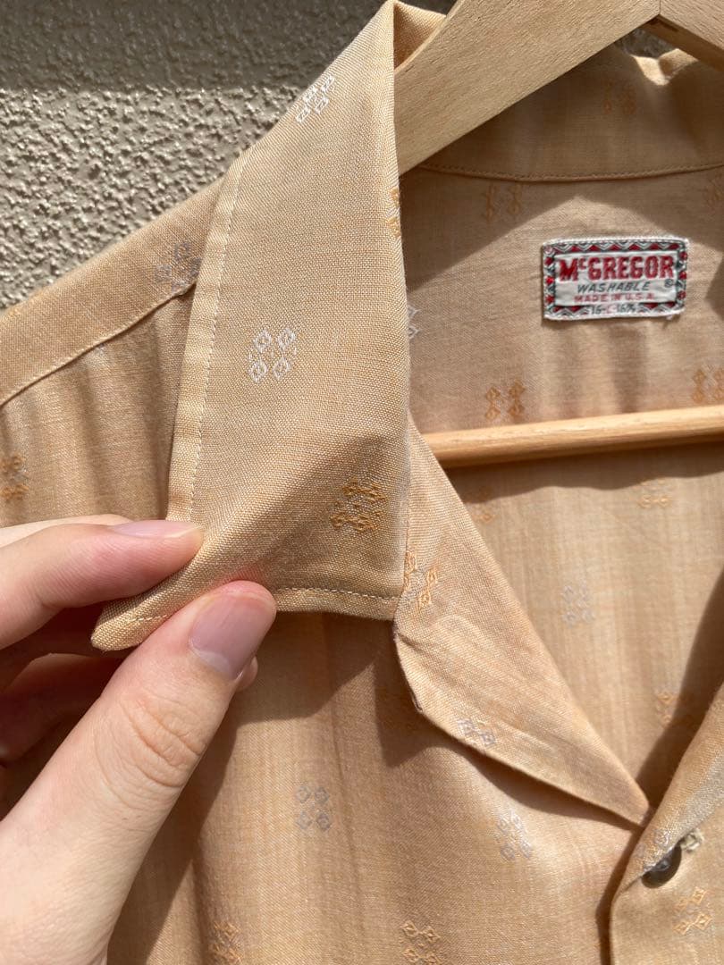 最終値下げ】60s McGregor rayon shirt ピンクアトミック