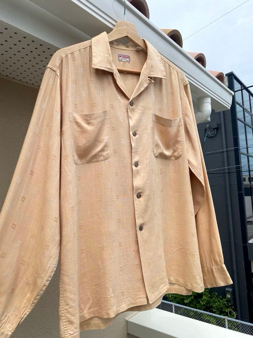 最終値下げ】60s McGregor rayon shirt ピンクアトミック