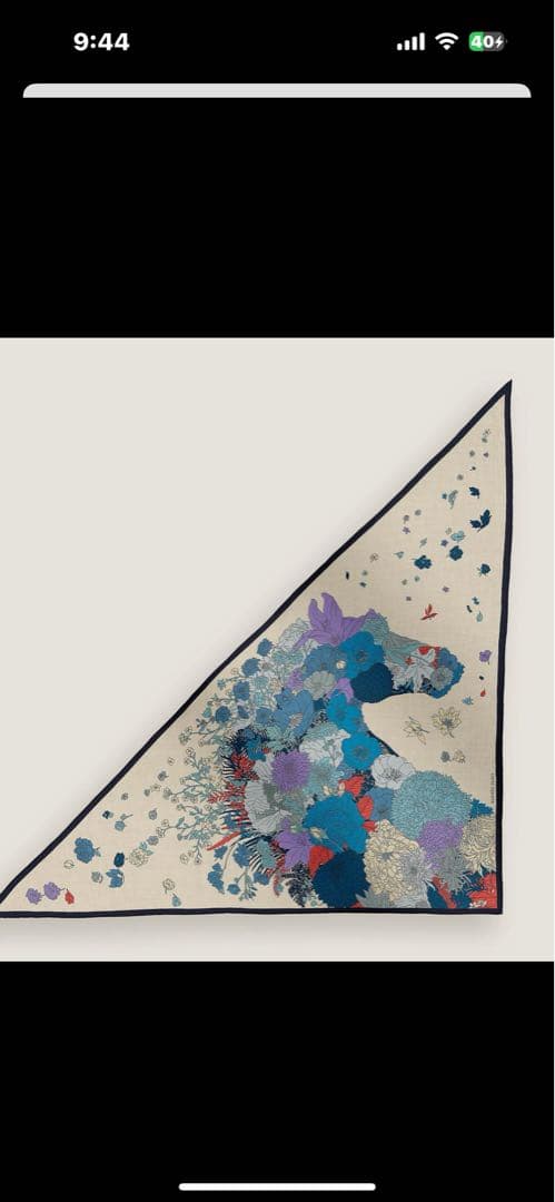 くまごろう様HERMESエルメス トライアングルジェアンローブレジェール