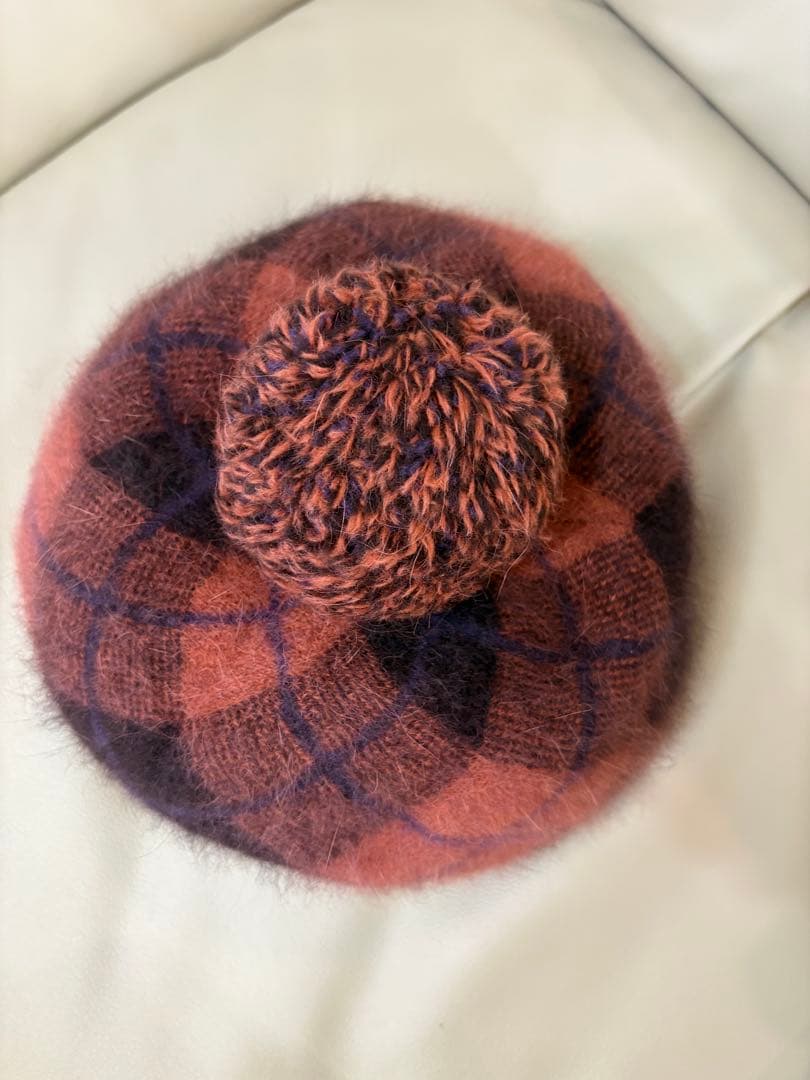 【値下げ中】Vivienne Westwood チェック柄ベレー帽【良品】