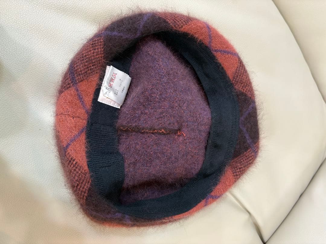 【値下げ中】Vivienne Westwood チェック柄ベレー帽【良品】