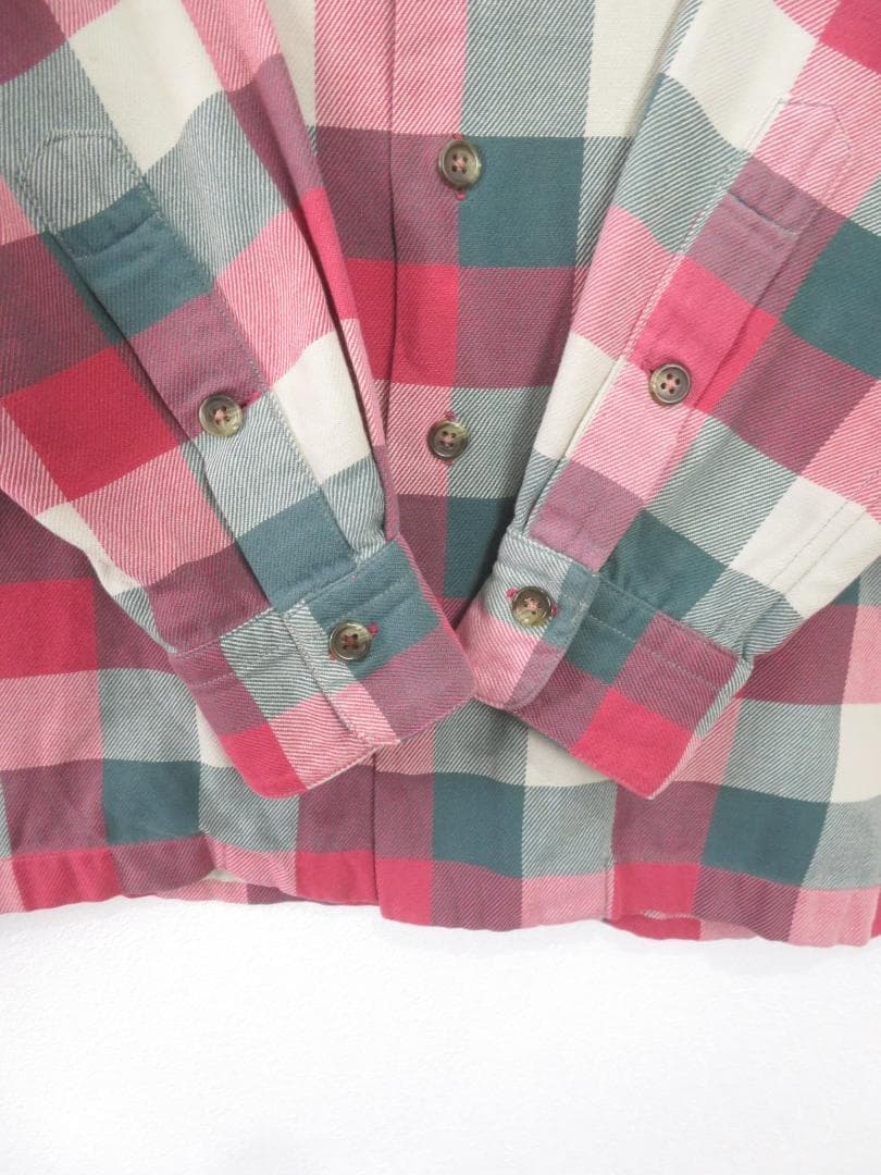 希少 90s ポロカントリー ラルフローレン オープンカラー ネルシャツ RRL