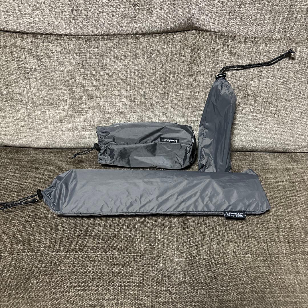 ゼログラム エルチャルテン ゼロボーン 1.5p グレイ