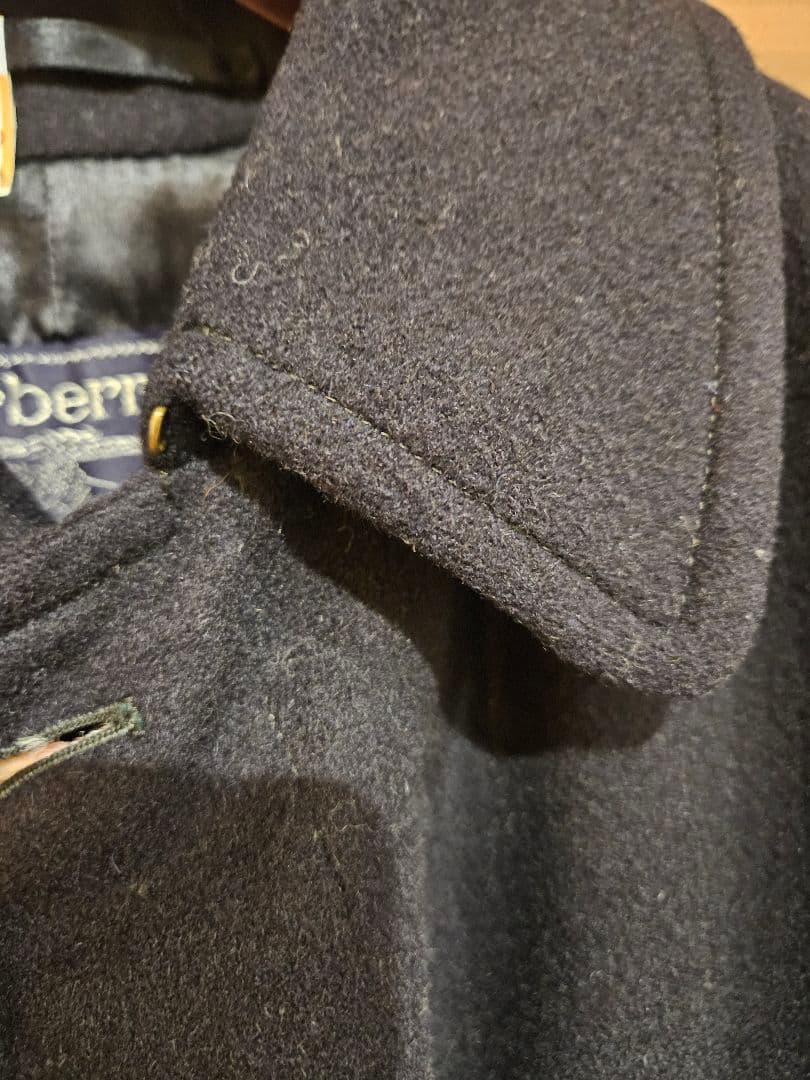 バーバリー80'sスペシャルビンテージローデンクロス一枚袖ステンカラーコート